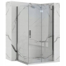 душевая стенка Rea Molier 80x190 безопасное стекло, прозрачное, chrome (REA-K8534)