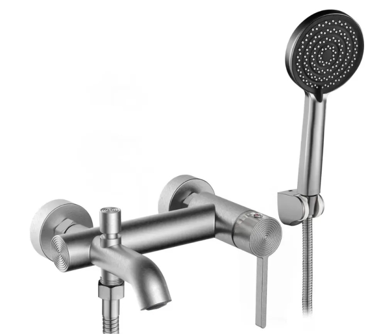 смеситель для ванны Rea Foster с изливом, brushed nikiel (REA-B6326)