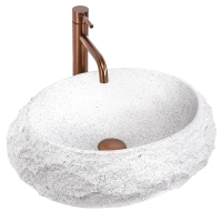 умывальник Rea Mika 50x38 накладной Cloudy матовый (REA-U3584)