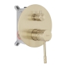 душевая система Rea Lungo Diamond скрытого монтажа, brushed gold +BOX (REA-P9665)