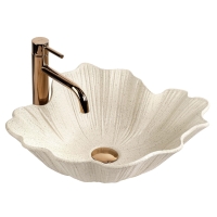 умывальник Rea Flower 47,5x40 накладной Vanilla матовый (REA-U7886)