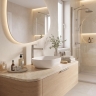 смеситель для умывальника Rea Grace high brushed nickel (REA-B8943)