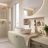 смеситель для умывальника Rea Grace high brushed nickel (REA-B8943)