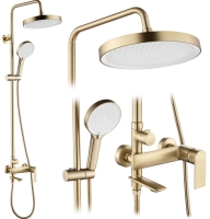 душевая стойка Rea Veneta brush gold (REA-P3003)