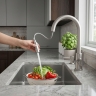 смеситель для кухни Rea Ontario brushed nickel (REA-B7573)