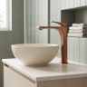 смеситель для умывальника Rea Joe Premium high brushed copper (REA-B8948)