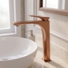 смеситель для умывальника Rea Joe Premium high brushed copper (REA-B8948)