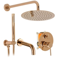 душевая система скрытого монтажа Rea Lungo copper (REA-P7998)