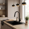 смеситель для кухни Rea Ontario black (REA-B6571)