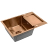 кухонна мийка Rea Paul 60x48 brush copper (ZLE-06017)