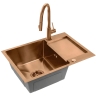 кухонна мийка Rea Paul 60x48 brush copper (ZLE-06017)