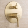 душевая система Rea Maxim скрытого монтажа, brushed gold +BOX (REA-P7066)