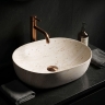 умывальник Rea Amelia 48x34,5 накладной Travertine матовый (REA-U4210)