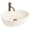 умывальник Rea Amelia 48x34,5 накладной Travertine матовый (REA-U4210)