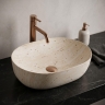 умывальник Rea Amelia 48x34,5 накладной Travertine матовый (REA-U4210)