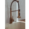 змішувач для кухні Rea Colin з пружиною та висувним виливом brushed copper (REA-B5459)