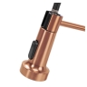 змішувач для кухні Rea Colin з пружиною та висувним виливом brushed copper (REA-B5459)