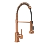 змішувач для кухні Rea Colin з пружиною та висувним виливом brushed copper (REA-B5459)