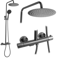 душевая система с изливом Rea Drop tytan (REA-P7623)
