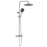 душевая система Rea Lungo Stripe brushed nickel (REA-P9491)