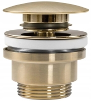 донный клапан Rea универсальный KLIK-KLAK, золотой матовый (REA-A8585)