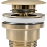 донный клапан Rea универсальный KLIK-KLAK, золотой матовый (REA-A8585)
