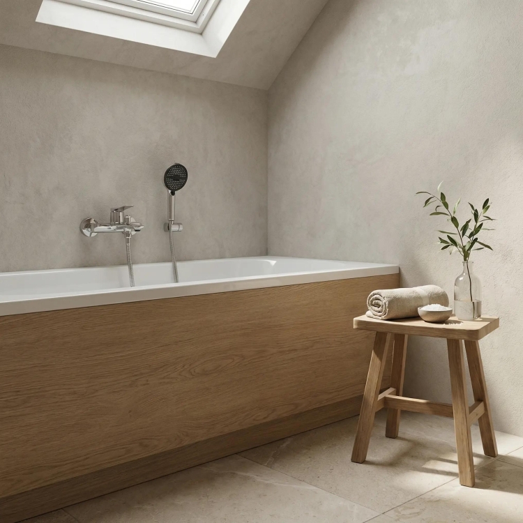 смеситель для ванны и душа Rea Vision chrome (REA-B6739)