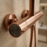 душевая система с изливом Rea Drop brushed copper (REA-P9670)