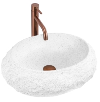 умывальник Rea Mika 37,5x25,5 накладной Light Grey матовый (REA-U3223)