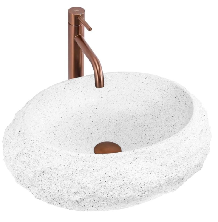 умывальник Rea Mika 37,5x25,5 накладной Light Grey матовый (REA-U3223)
