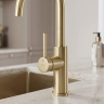 смеситель для кухни Rea Rivo brushed gold (REA-B9342)