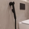 смеситель для умывальника с гигиеническим набором Rea Lungo Black (REA-B2899)