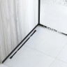 плинтус для душевого поддона Rea 130 см black (REA-K4304)