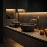 смеситель для умывальника Rea Venti high gold (REA-B9781)
