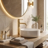 смеситель для умывальника Rea Venti high gold (REA-B9781)