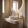 смеситель для умывальника Rea Venti high gold (REA-B9781)