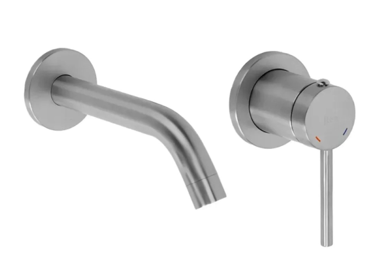 смеситель для умывальника Rea Clif скрытого монтажа, brushed nickel + box (REA-B5840)