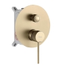 душевая система скрытого монтажа Rea Lungo Stripe brushed gold (REA-P9492)