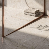 профиль наклонный Rea для душевого поддона 120 см левый, brush copper (REA-K9492)