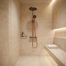 душевая система с изливом Rea Arcos brushed copper (REA-P8715)