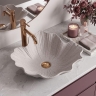 умывальник Rea Flower 47,5x40 накладной Beige матовый (REA-U7888)
