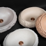 умывальник Rea Mika Ivory 50x38 матовый, белый, имитация камня (REA-U7350)