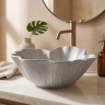 умывальник Rea Flower 47,5x40 накладной Grey матовый (REA-U7885)