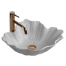 умывальник Rea Flower 47,5x40 накладной Grey матовый (REA-U7885)