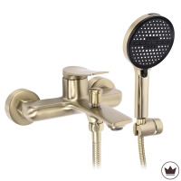 смеситель для ванны и душа Rea Vision brushed gold (REA-B6737)