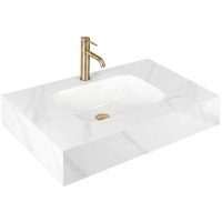 умывальник Rea Aresa 70x50 подвесной White матовый (REA-U9972)