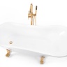ванна акриловая Rea Brasso 160x71,5 gold + сифон + пробка click/clack (REA-W5631)