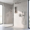 душевая система Rea Argon скрытого монтажа, brushed nickel +BOX (REA-P4413)
