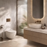 умывальник Rea Focus 48,5x34,5 накладной Creme матовый (REA-U3229)