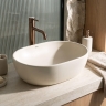 умывальник Rea Focus 48,5x34,5 накладной Creme матовый (REA-U3229)